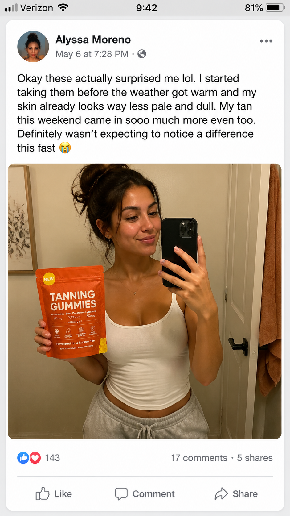 Alyssa Moreno review screenshot